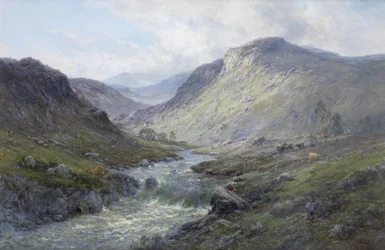 Perthshire Fluss oder in der Nähe von Callender